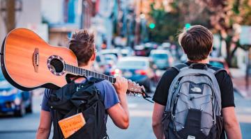 Musiker auf Reisen